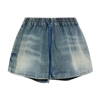 Balenciaga Denim Skirts, female, Blue, Size: XS Short Denim Skirt