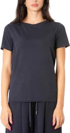 Max Mara Multib T-shirt - Dames - T-shirts - Blauw - S - Katoen - Tops