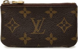 Louis Vuitton Brown Pvc Coin Purse/Coin Case (Pre-Owned)