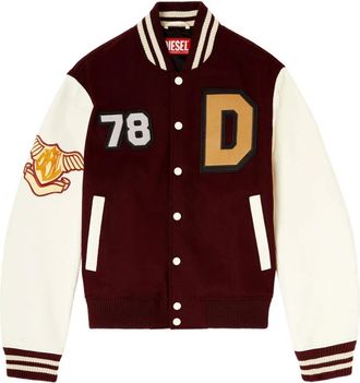 Diesel L-Arry-Cp jack met borduurwerk - Rood