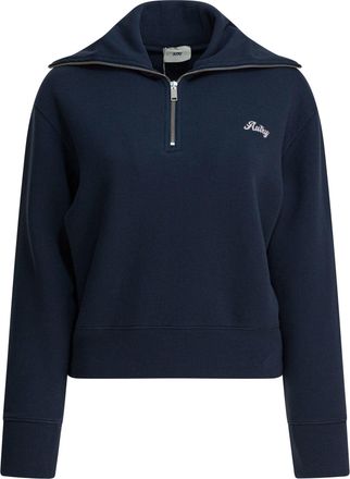 Autry Sweatshirt With Half Zipper And Club Logo Sweatshirts Blu-Donna