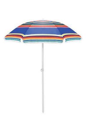 Picnic Time Portable Beach Umbrella in Multicolor Stripes at Nordstrom Rack