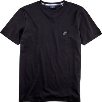 Olymp T-Shirt OLYMP OLYMP Wirk Casual, Herren, Gr. XS, schwarz, Single Jersey, Obermaterial: 100% Baumwolle, unifarben, regular fit h&uuml;ftlang, Rundhals, Shir