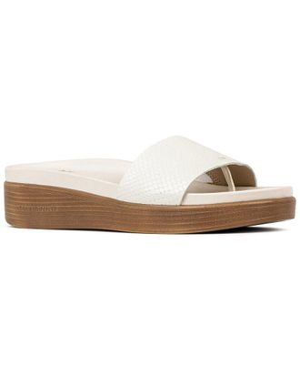 Donald J Pliner Fiji Leather Footbed Sandal
