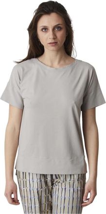 Alpha Studio Dames Ronde Hals Jersey Top - Dames - T-shirts - Grijs - 2XL - Tops