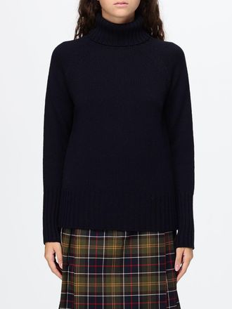 Drumohr Maglia dolcevita in 100% pura lana merino con bordi a costine