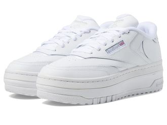 Reebok Lifestyle Womens Club C Extra Womens Shoes White/Pure Grey : 8.5 B - Medium, Leather