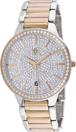 Christian Van Sant Womens Alessia Silver Round 38mm