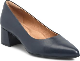 S&ouml;fft Sandra Pointed Toe Pump in Sky Navy at Nordstrom, Size 9.5