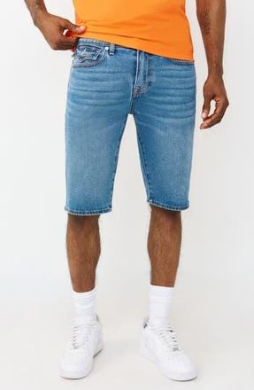 True Religion Rocco Snap Flap Shorts in Light Pacific Wash at Nordstrom Rack, Size 36