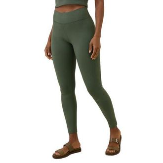 Pact Womens Organic Cotton Go-To Legging in Pine Green at Nordstrom, Size X-Large P