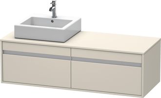 Duravit Duravit - Mueble Bajo Lavabo 550x1400x426m Con Iluminaci&oacute;n Ketho En Li Taupe