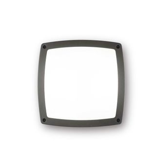 Netlighting Cometa 3 Light Outdoor Wall Light Anthracite IP54 E14 in Black