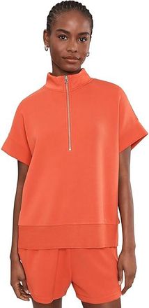 Varley Ritchie Short Sleeve Sweat Womens Sweatshirt Summer Fig : XXS, Elastane/Polyester/Viscose