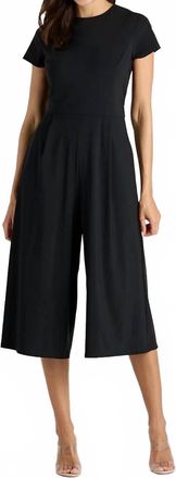 Jude Connally Blaire Short Sleeves Jumpsuit In Black