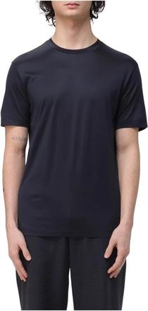 Emporio Armani T-shirts en Poloshirts Blauw - Heren - T-shirts - Blauw - L - Tops