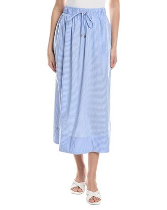 Ellen Tracy A-Line Midi Skirt