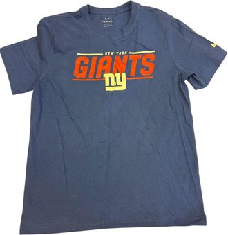 Nike Mens Ny Giants T-Shirt In Blue