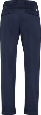 Department Five Mens Prince Stretch Cotton Chino Trousers Blue Chinos