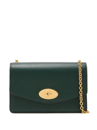 Mulberry Darley mini-tas met draaislot - Groen