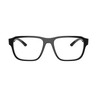 Prada Square Full Rim Eyeglasses - Black