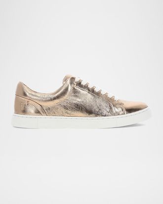 Frye Ivy Metallic Low-Top Sneakers