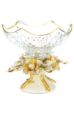 Mark Roberts Scalloped Calla Lilly Bowl in White at Nordstrom