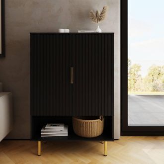 GFW Nervata Multi Unit Storage Cabinet in Black