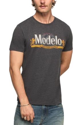 Lucky Brand Modelo Skulls Graphic Cotton T-Shirt in Jet Black at Nordstrom, Size Xx-Large