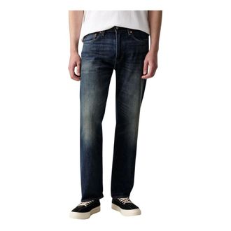 Levi's Jeans, Heren, Blauw, W33 L30, Katoen, 555 Relaxed Straight