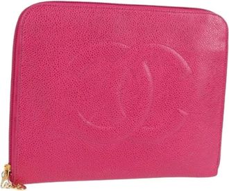 Chanel Pre-owned Clutches, female, Pink, Size: ONE SIZE Pre-owned Vintage Clutch
