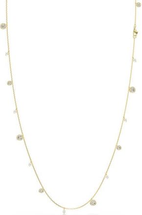 Swarovski Una Angelic Strandage Necklace in Gold/White at Nordstrom