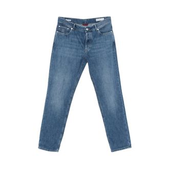 Brunello Cucinelli Heren, Jeans, Blauw, Maat: M Katoen