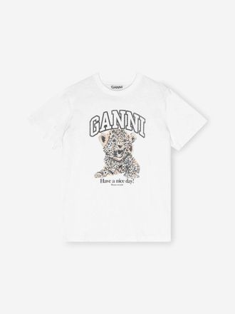 Ganni Leopard T-Shirt