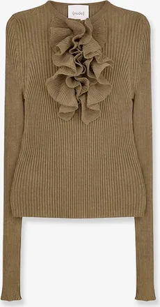 Nude Maglia in misto cotone a costine - NUDE - gender_Woman