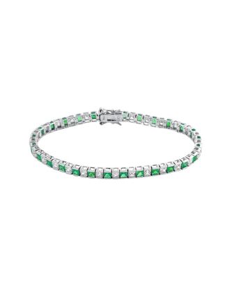 Genevive Silver Cz Bracelet