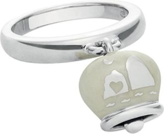 CHANTECLER Donna - C.36388 - Ring Et Voil&agrave; Zilver en Emaille - Dames - Ringen - Grijs - 52 MM - Accessoires