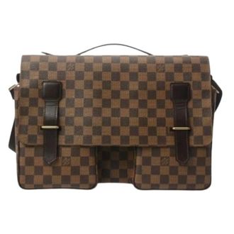 Louis Vuitton Pre-owned Cross Body Bags, male, Brown, Size: ONE SIZE Pre-owned Damier Canvas Shoulder Bag