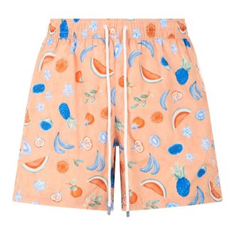 Fedeli Beachwear, male, Pink, Size: M Madeira Swim Shorts