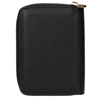 Versace Leather Coin Purse - Black