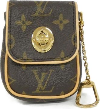 Louis Vuitton Brown Coated Canvas Pochette Pouch (Pre-Owned)