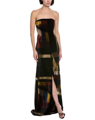 Akris Velvet Silk-Blend Maxi Dress