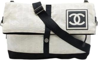Chanel Borsa a tracolla Pre-owned in tela - - Pre-owned - Donna - Bianco - ONE SIZE