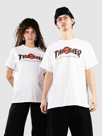 Thrasher X Spitfire Big Head Outline T-Shirt wit