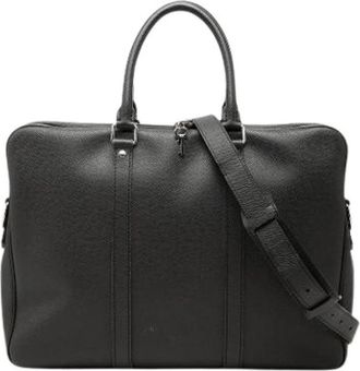 Louis Vuitton Pre-owned Business Bag - Heren - Vintage Handtas - Zwart - ONE Size - Leer - Vintage