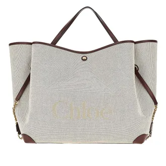 Chlo&eacute; Canvas large Chlo&eacute; Clover shopping bag Woman One Size