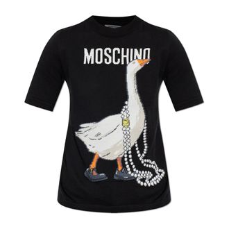 Moschino Donna, Top, Nero, S, new