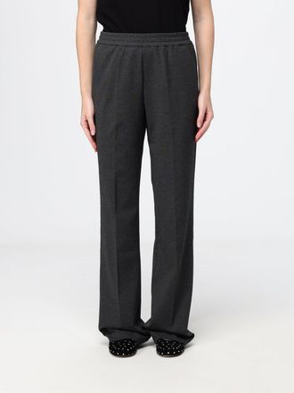 Pinko Straight-Leg Cotton Blend Trousers with an Elasticated Waist