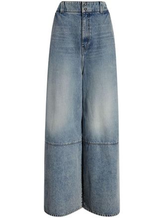 Khaite Jeans met wijde pijpen - Blauw