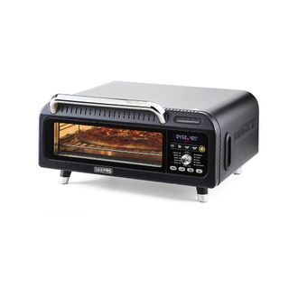 Geepas 15-in-1 Digital Pizza Oven & Air Fryer 18L With Air Fry, Bake, Roast & Dehydrate in Black
